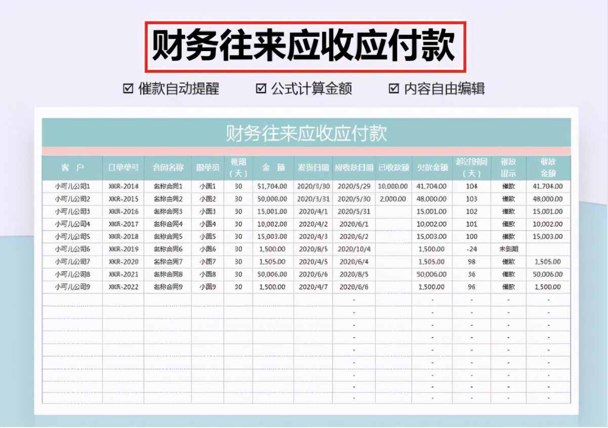 財務(wù)做賬報表很難解決？12張Excel財務(wù)做賬表格模板，可直接使用