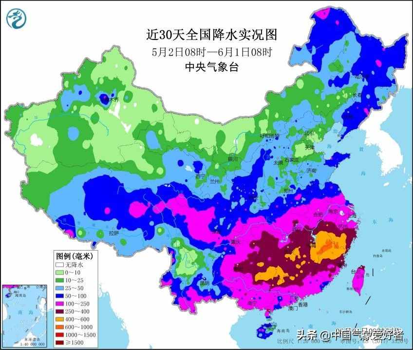 雨量破千！廣東特大暴雨來補水，江南還是雨太多！預報：上旬多雨