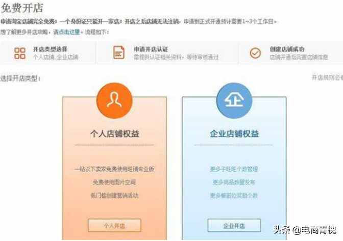 淘寶企業(yè)店鋪如何快速申請？申請流程？