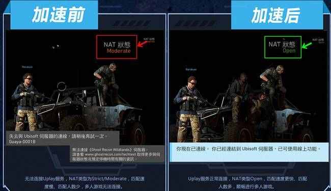 中華幽靈行動(dòng)荒野PS4連不上PSN試試open匹配的海豚加速器