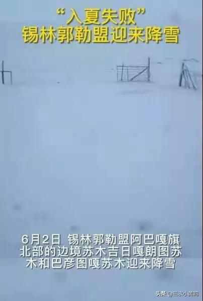 六月飛雪？天氣異常，農(nóng)民：今年夏天熱不熱？