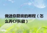 做迷你廚房的教程（怎么弄CF隊徽）