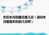 農(nóng)歷冬月和臘月是幾月（請(qǐng)問冬月是指農(nóng)歷的幾月?。? /></span></a>
                        <h2><a href=