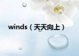 winds（天天向上）