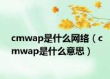 cmwap是什么網(wǎng)絡(luò)（cmwap是什么意思）