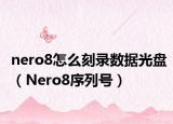 nero8怎么刻錄數(shù)據(jù)光盤（Nero8序列號）