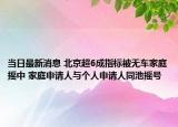 當(dāng)日最新消息 北京超6成指標(biāo)被無車家庭搖中 家庭申請(qǐng)人與個(gè)人申請(qǐng)人同池?fù)u號(hào)