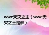 wwe天災(zāi)之主（wwe天災(zāi)之王是誰）