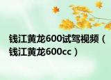 錢江黃龍600試駕視頻（錢江黃龍600cc）