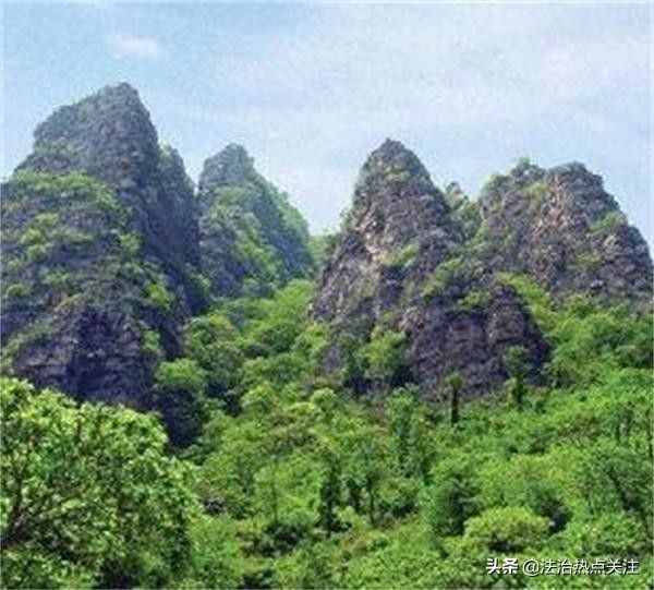 河南鄭州 伏羲山中的五指山