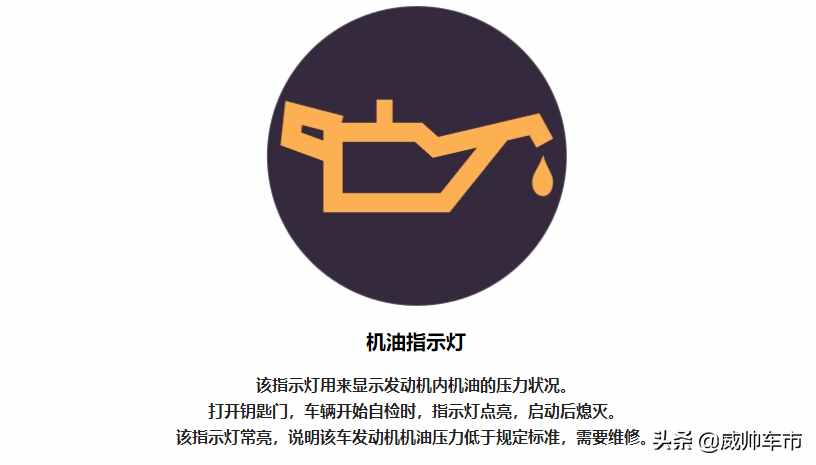 常用汽車儀表指示燈大全，看完再也不用擔(dān)心不認(rèn)識(shí)了