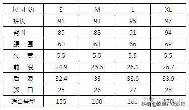 服裝的加放松量尺碼對照表才智服裝制版總結(jié)