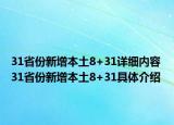 31省份新增本土8+31詳細內(nèi)容 31省份新增本土8+31具體介紹