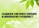 當日最新消息 無錫已排查出7名陽性感染者 最新消息顯示哪個小區(qū)因疫情封了