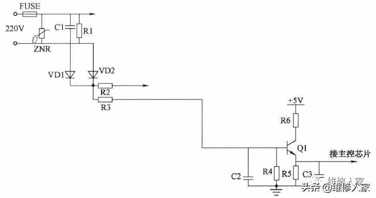 電磁爐特征電路簡介