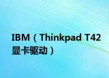 IBM（Thinkpad T42顯卡驅(qū)動）