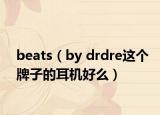 beats（by drdre這個牌子的耳機好么）