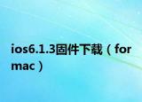 ios6.1.3固件下載（for mac）