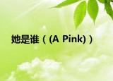 她是誰（(A Pink)）