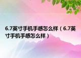 6.7英寸手機(jī)手感怎么樣（6.7英寸手機(jī)手感怎么樣）