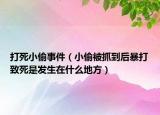 打死小偷事件（小偷被抓到后暴打致死是發(fā)生在什么地方）