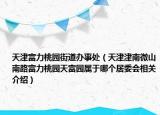 天津富力桃園街道辦事處（天津津南微山南路富力桃園天富園屬于哪個(gè)居委會(huì)相關(guān)介紹）