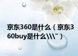 京東360是什么（京東360buy是什么\