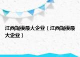 江西規(guī)模最大企業(yè)（江西規(guī)模最大企業(yè)）