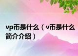 vp幣是什么（v幣是什么簡(jiǎn)介介紹）