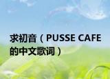 求初音（PUSSE CAFE 的中文歌詞）