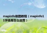 mapinfo制圖教程（mapinfo11字體庫怎么設(shè)置）