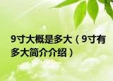 9寸大概是多大（9寸有多大簡介介紹）