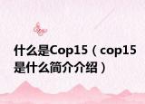 什么是Cop15（cop15是什么簡介介紹）