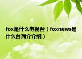 fox是什么電視臺（foxnews是什么臺簡介介紹）