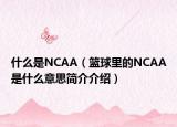 什么是NCAA（籃球里的NCAA是什么意思簡介介紹）