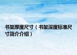 書架厚度尺寸（書架深度標準尺寸簡介介紹）