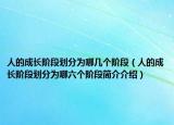 人的成長(zhǎng)階段劃分為哪幾個(gè)階段（人的成長(zhǎng)階段劃分為哪六個(gè)階段簡(jiǎn)介介紹）