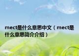 mect是什么意思中文（mect是什么意思簡(jiǎn)介介紹）