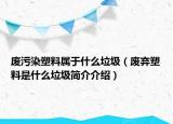 廢污染塑料屬于什么垃圾（廢棄塑料是什么垃圾簡介介紹）