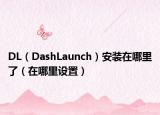 DL（DashLaunch）安裝在哪里了（在哪里設(shè)置）