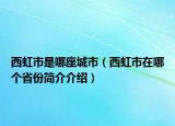 西虹市是哪座城市（西虹市在哪個(gè)省份簡(jiǎn)介介紹）