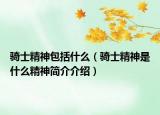 騎士精神包括什么（騎士精神是什么精神簡(jiǎn)介介紹）