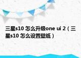 三星s10 怎么升級one ui 2（三星s10 怎么設(shè)置壁紙）