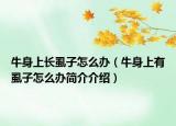 牛身上長(zhǎng)虱子怎么辦（牛身上有虱子怎么辦簡(jiǎn)介介紹）