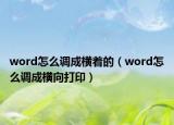 word怎么調(diào)成橫著的（word怎么調(diào)成橫向打?。? /></span></a>
                        <h2><a href=