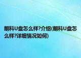 朗科U盤(pán)怎么樣?介紹(朗科U盤(pán)怎么樣?詳細(xì)情況如何)