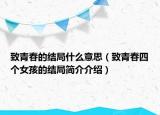 致青春的結(jié)局什么意思（致青春四個(gè)女孩的結(jié)局簡(jiǎn)介介紹）