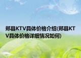 郟縣KTV具體價格介紹(郟縣KTV具體價格詳細情況如何)