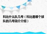 科比什么隊(duì)幾號(hào)（科比是哪個(gè)球隊(duì)的幾號(hào)簡(jiǎn)介介紹）