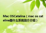 Mac OSCatalina（mac os catalina是什么系統(tǒng)簡介介紹）